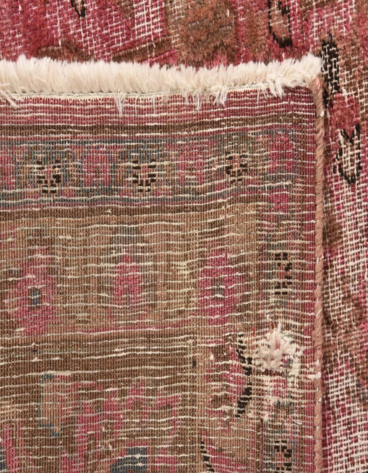 Detail image of  8' x 11' 5  Hand Knotted Ultra Vintage Persian Wool Rug