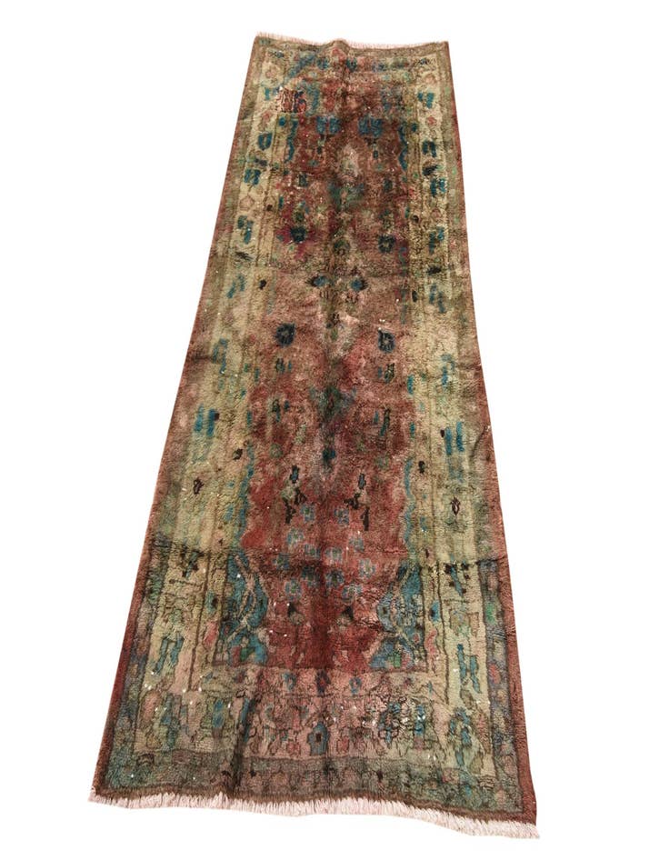 Detail image of  2' 9 x 5' 3  Hand Knotted Ultra Vintage Persian Wool Rug