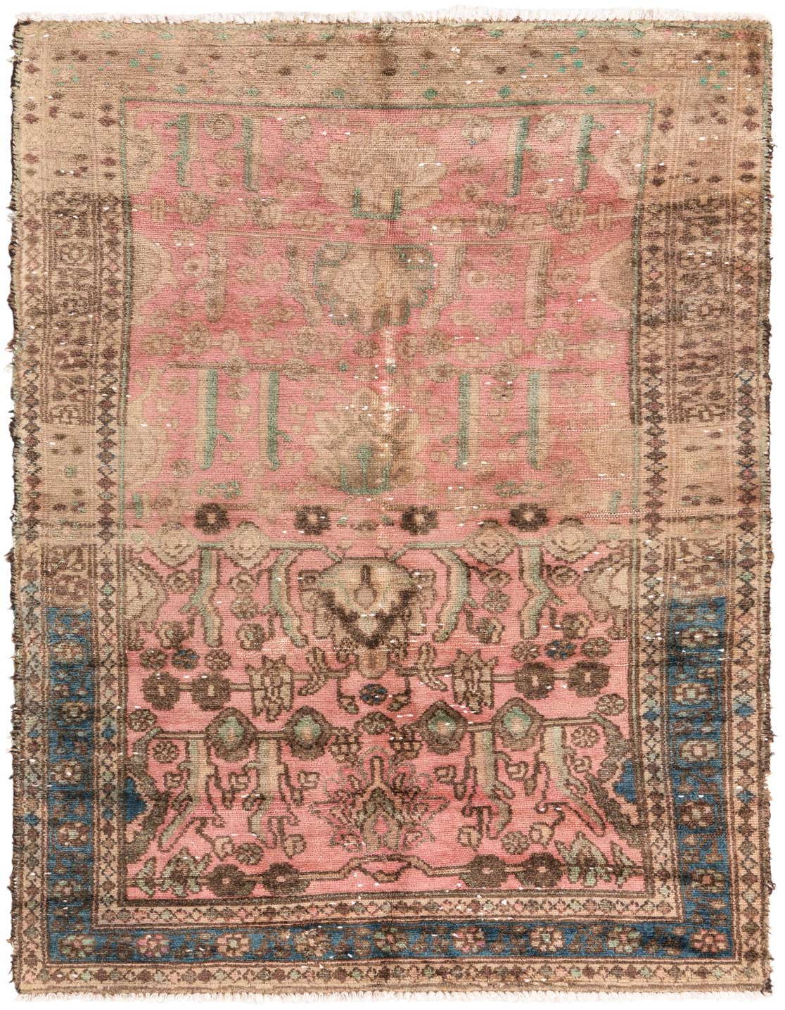 Primary image  3' x 5' 7  Hand Knotted Ultra Vintage Persian Wool Rug