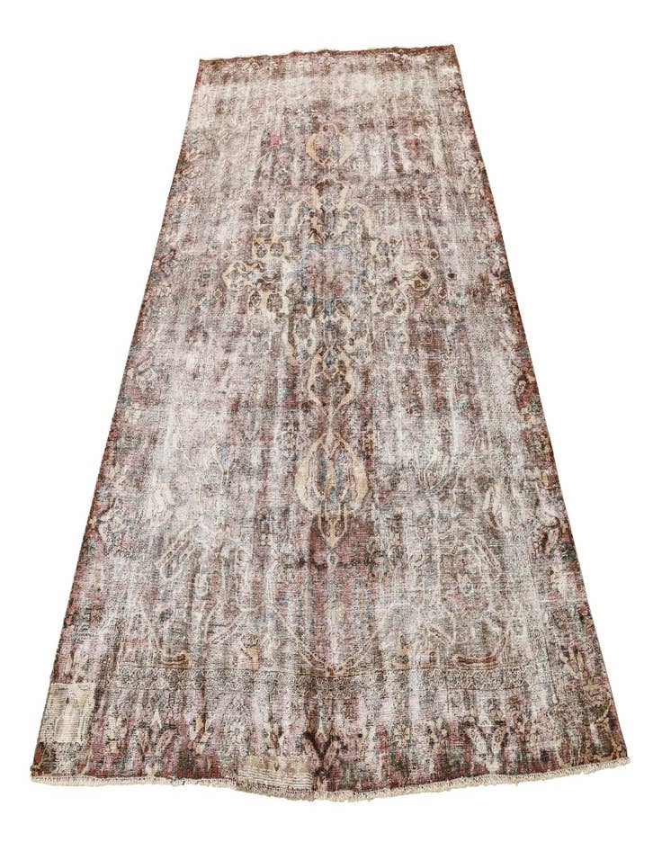 Detail image of  6' 5 x 9' 8  Hand Knotted Ultra Vintage Persian Wool Rug