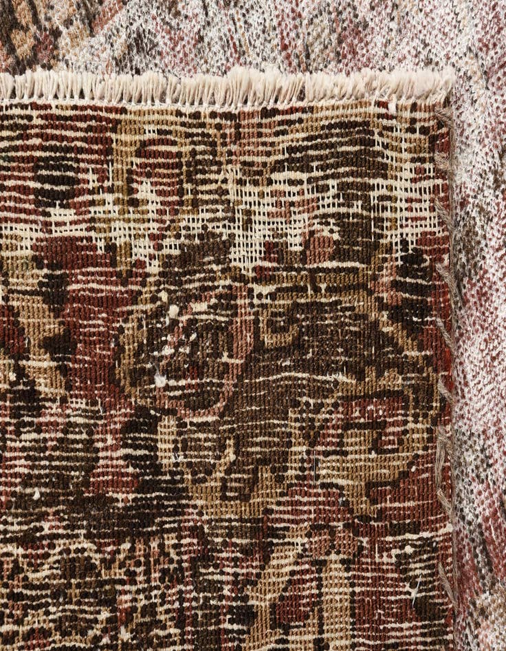 Detail image of  6' 5 x 9' 8  Hand Knotted Ultra Vintage Persian Wool Rug