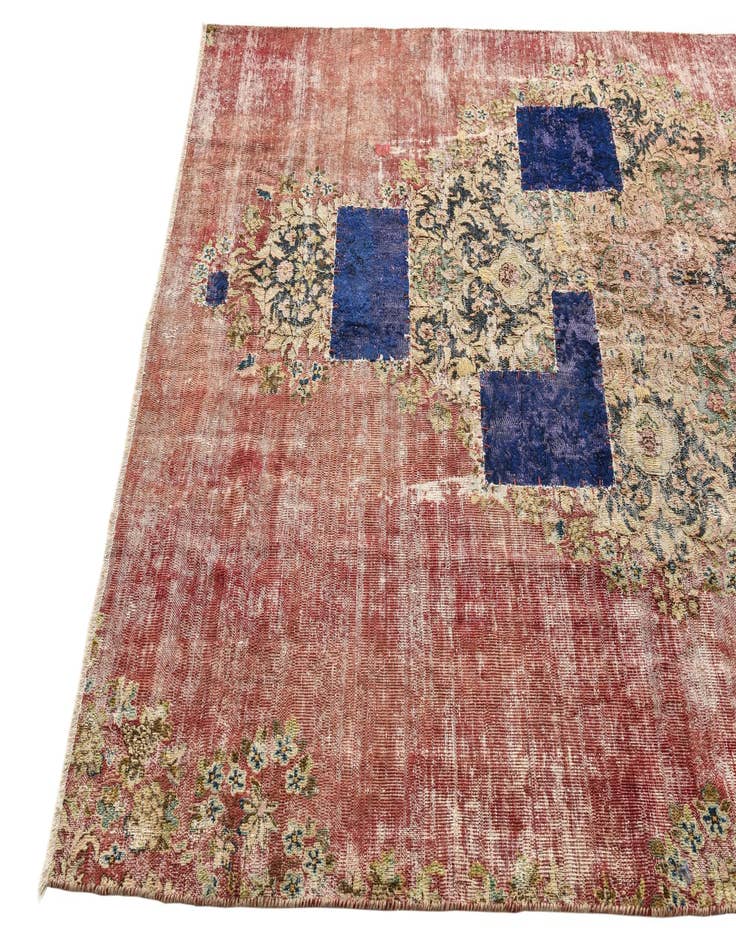 Detail image of  5' 3 x 7' 10  Hand Knotted Ultra Vintage Persian Wool Rug