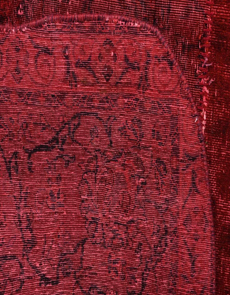 Detail image of  8' x 12' 4  Hand Knotted Ultra Vintage Persian Wool Rug