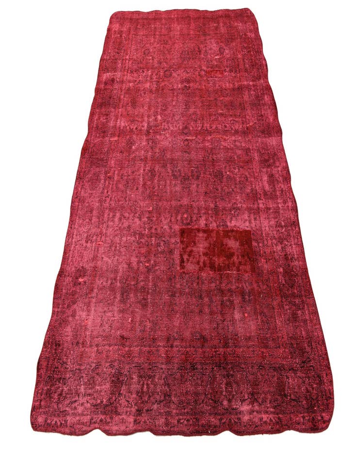 Detail image of  8' x 12' 4  Hand Knotted Ultra Vintage Persian Wool Rug