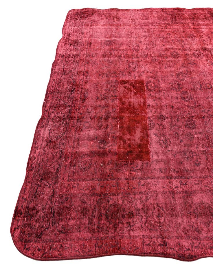 Detail image of  8' x 12' 4  Hand Knotted Ultra Vintage Persian Wool Rug