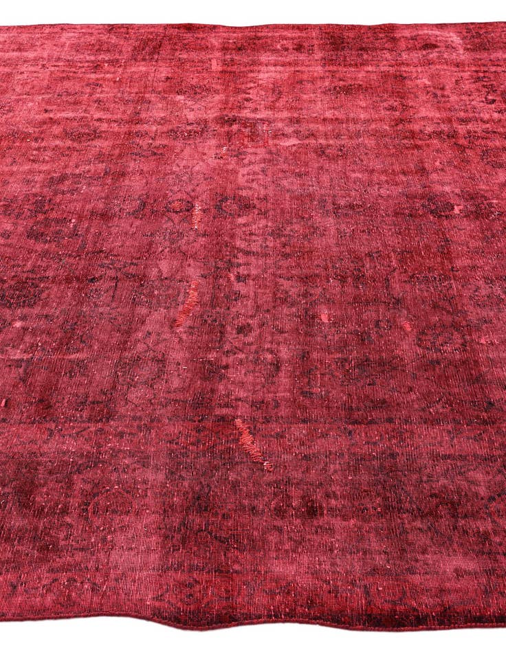 Detail image of  8' x 12' 4  Hand Knotted Ultra Vintage Persian Wool Rug