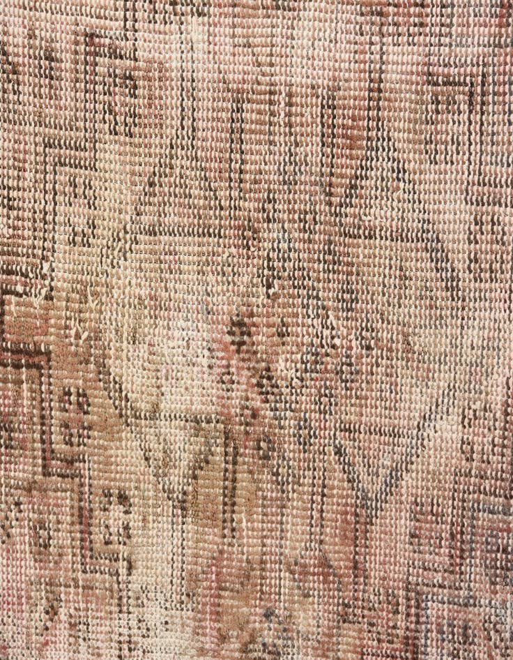 Detail image of  6' 8 x 9' 2  Hand Knotted Ultra Vintage Persian Wool Rug