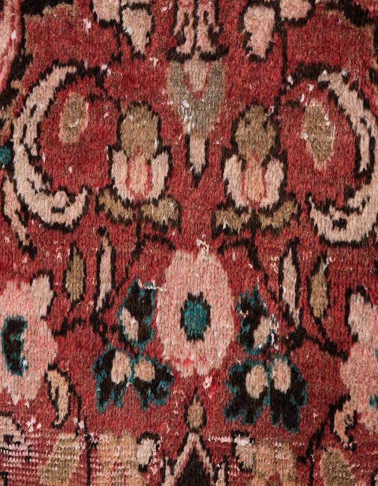 Detail image of  3' 6 x 6'  Hand Knotted Ultra Vintage Persian Wool Rug