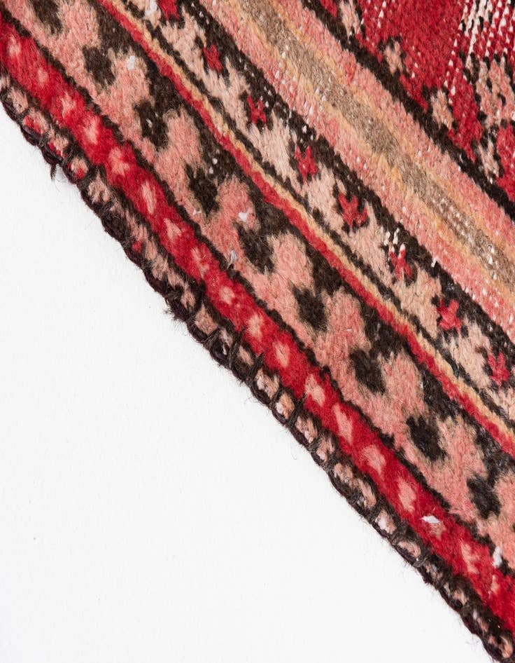 Detail image of  3' 3 x 5' 4  Hand Knotted Ultra Vintage Persian Wool Rug