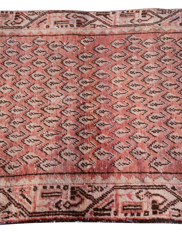 Detail image of  3' 7 x 4' 7  Hand Knotted Ultra Vintage Persian Wool Rug