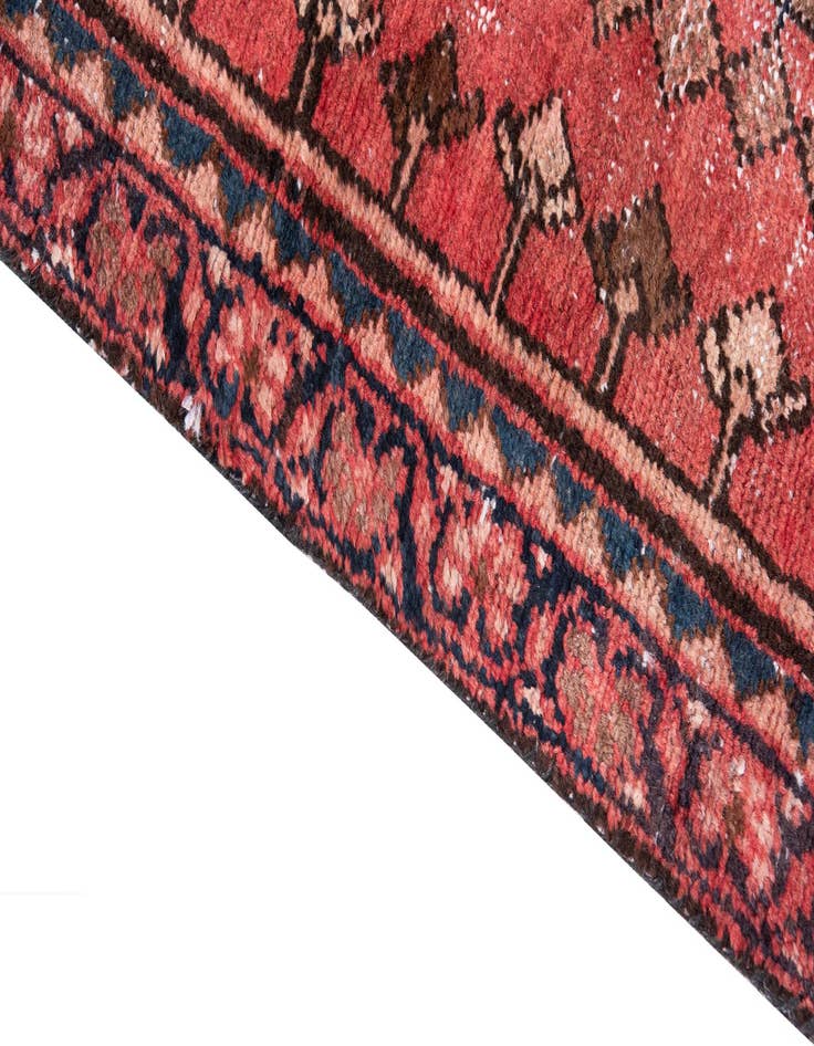 Detail image of  3' 9 x 6' 3  Hand Knotted Ultra Vintage Persian Wool Rug