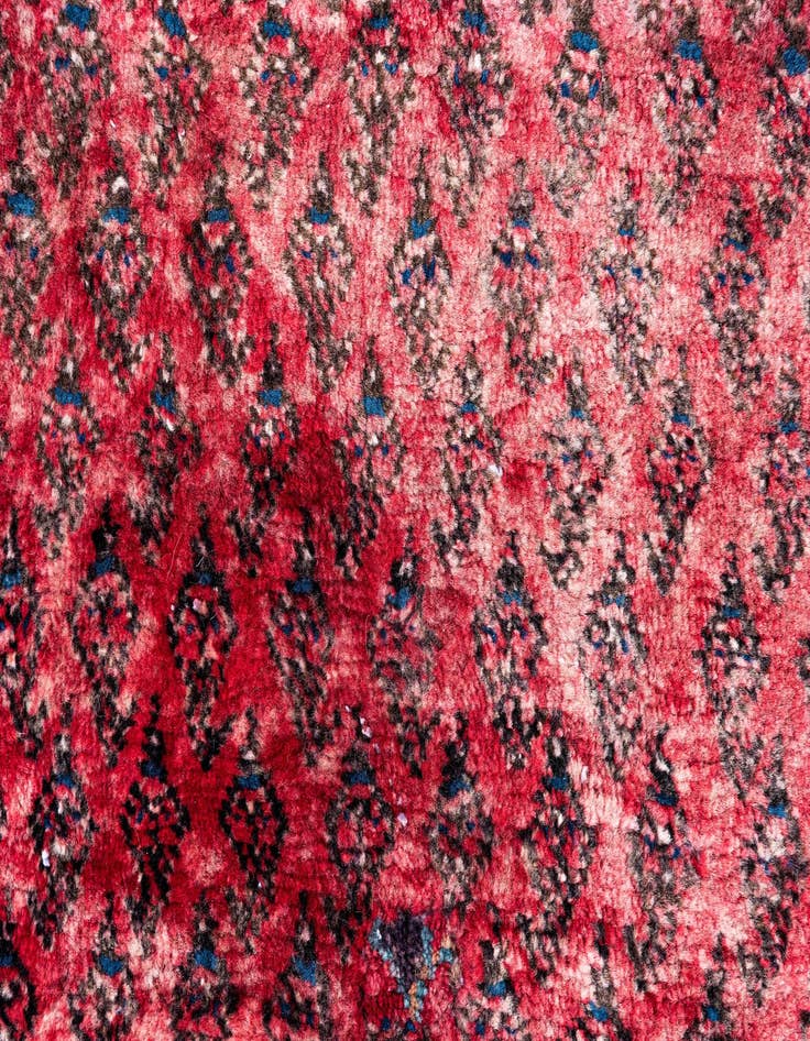 Detail image of  3' 6 x 6' 8  Hand Knotted Ultra Vintage Persian Wool Rug