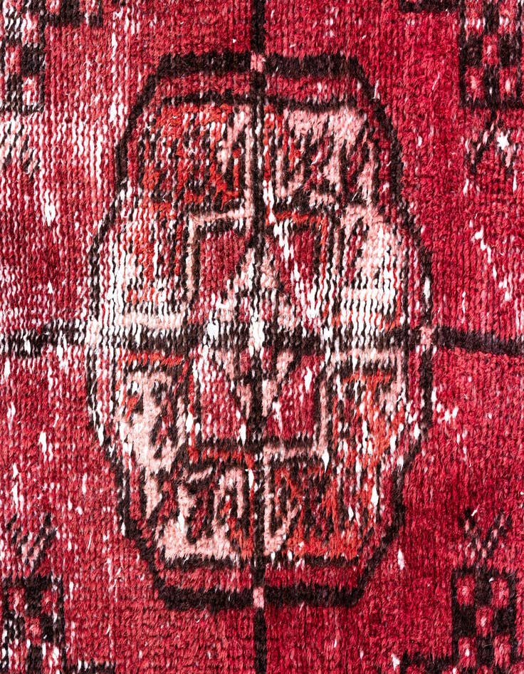 Detail image of  4' x 6' 4  Hand Knotted Ultra Vintage Persian Wool Rug