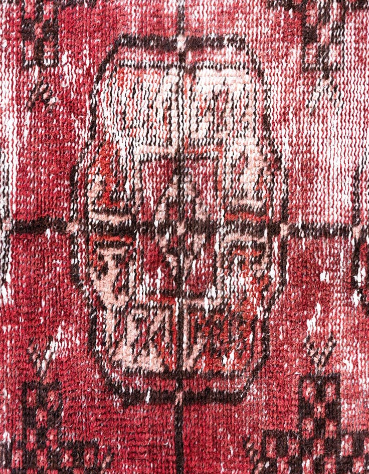 Detail image of  4' x 6' 4  Hand Knotted Ultra Vintage Persian Wool Rug