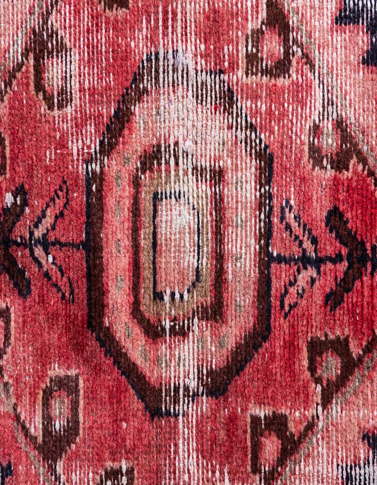 Detail image of  4' 1 x 5' 10  Hand Knotted Ultra Vintage Persian Wool Rug