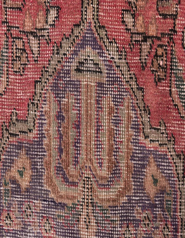 Detail image of  4' 2 x 5' 8  Hand Knotted Ultra Vintage Persian Wool Rug