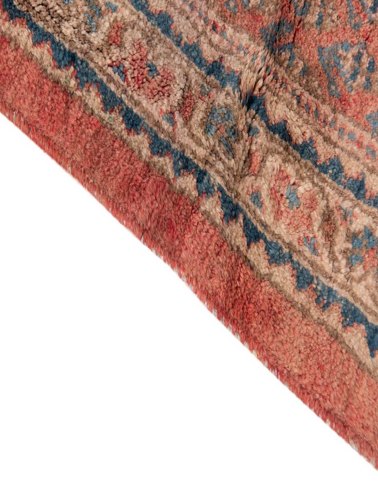 Detail image of  3' 10 x 5'  Hand Knotted Ultra Vintage Persian Wool Rug