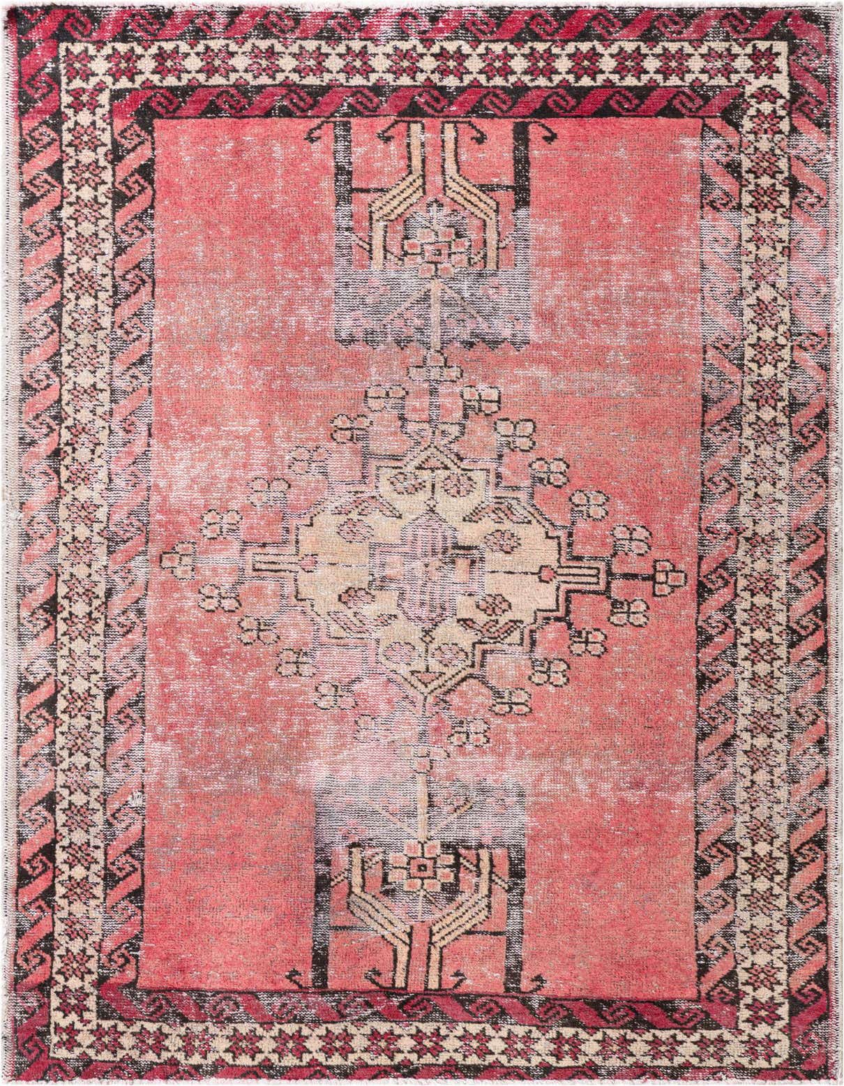 Primary image  3' 10 x 6' 6  Hand Knotted Ultra Vintage Persian Wool Rug