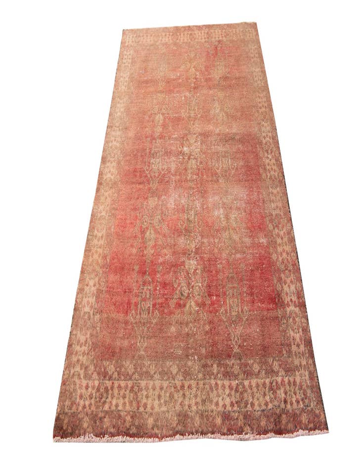 Detail image of  4' 4 x 7' 2  Hand Knotted Ultra Vintage Persian Wool Rug