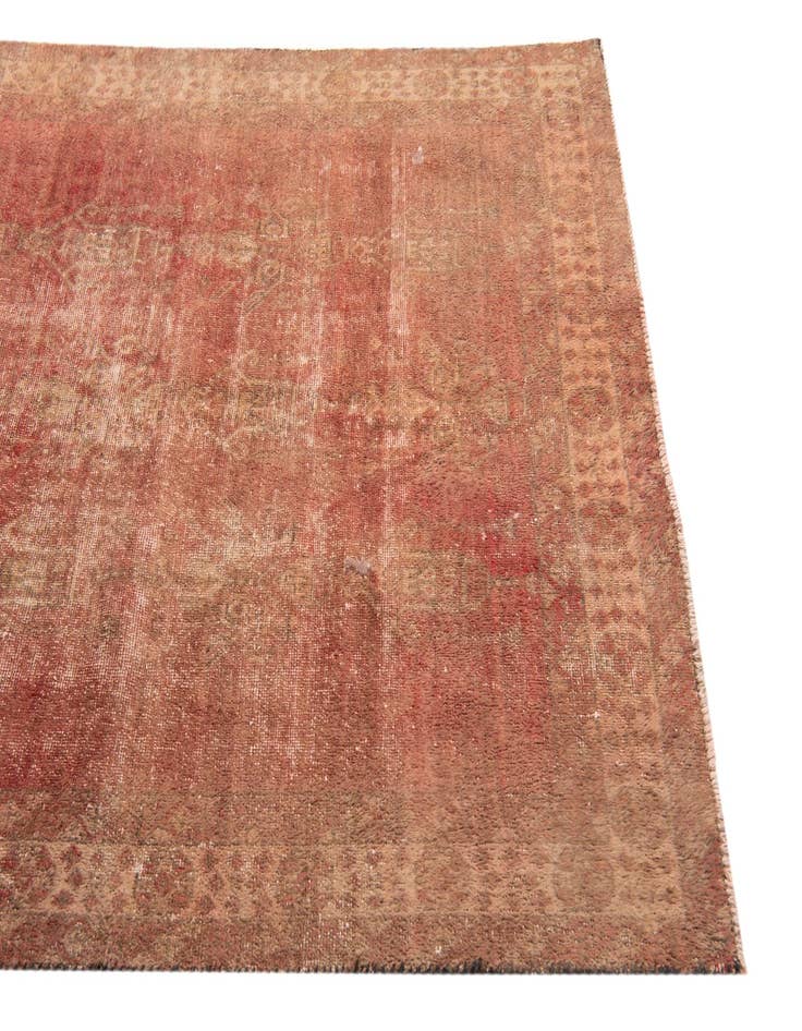 Detail image of  4' 4 x 7' 2  Hand Knotted Ultra Vintage Persian Wool Rug