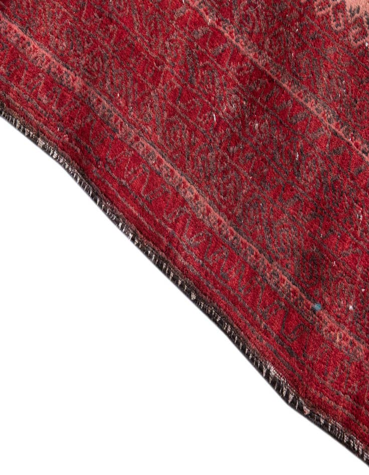 Detail image of  3' 3 x 4' 1  Hand Knotted Ultra Vintage Persian Wool Rug