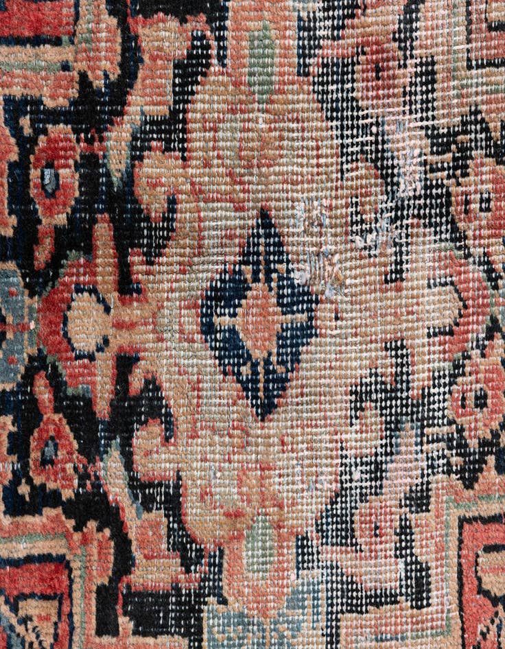 Detail image of  4' 4 x 6' 9  Hand Knotted Ultra Vintage Persian Wool Rug