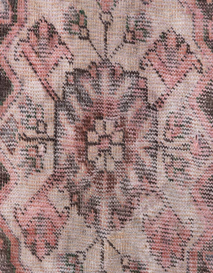 Detail image of  4' 1 x 6' 9  Hand Knotted Ultra Vintage Persian Wool Rug