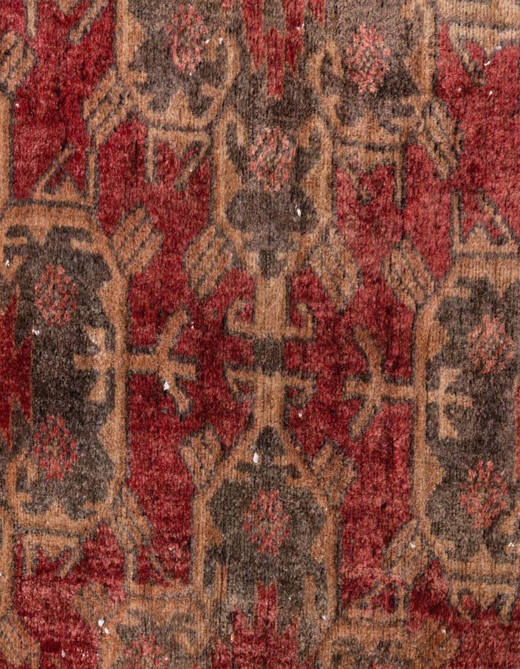 Detail image of  3' 6 x 6' 1  Hand Knotted Ultra Vintage Persian Wool Rug