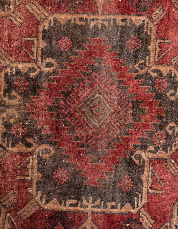 Detail image of  3' 6 x 6' 1  Hand Knotted Ultra Vintage Persian Wool Rug