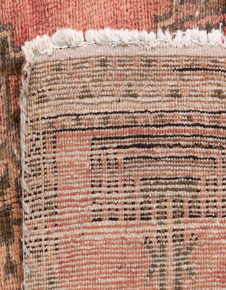 Detail image of  5' 6 x 7' 6  Hand Knotted Ultra Vintage Persian Wool Rug