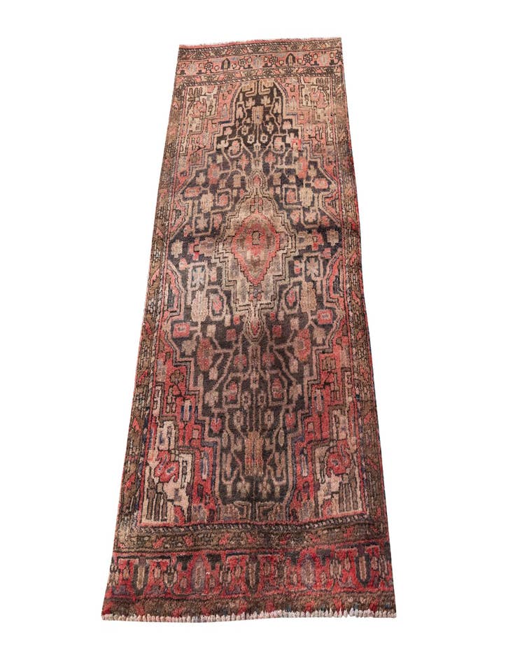 Detail image of  2' 9 x 5' 4  Hand Knotted Ultra Vintage Persian Wool Rug