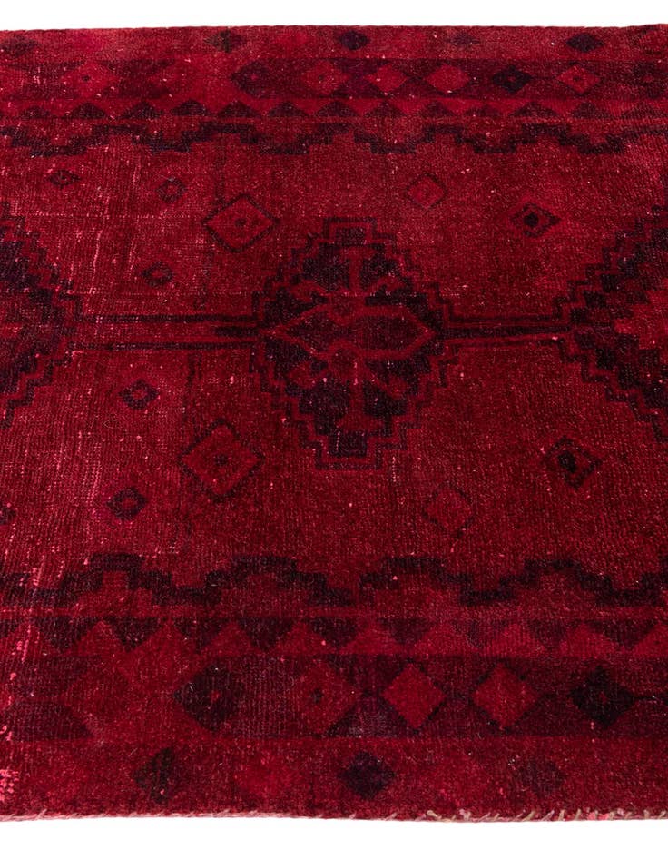 Detail image of  4' 2 x 6' 2  Hand Knotted Ultra Vintage Persian Wool Rug