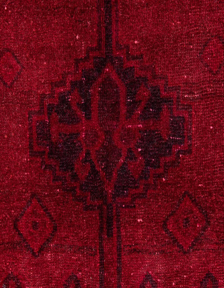 Detail image of  4' 2 x 6' 2  Hand Knotted Ultra Vintage Persian Wool Rug
