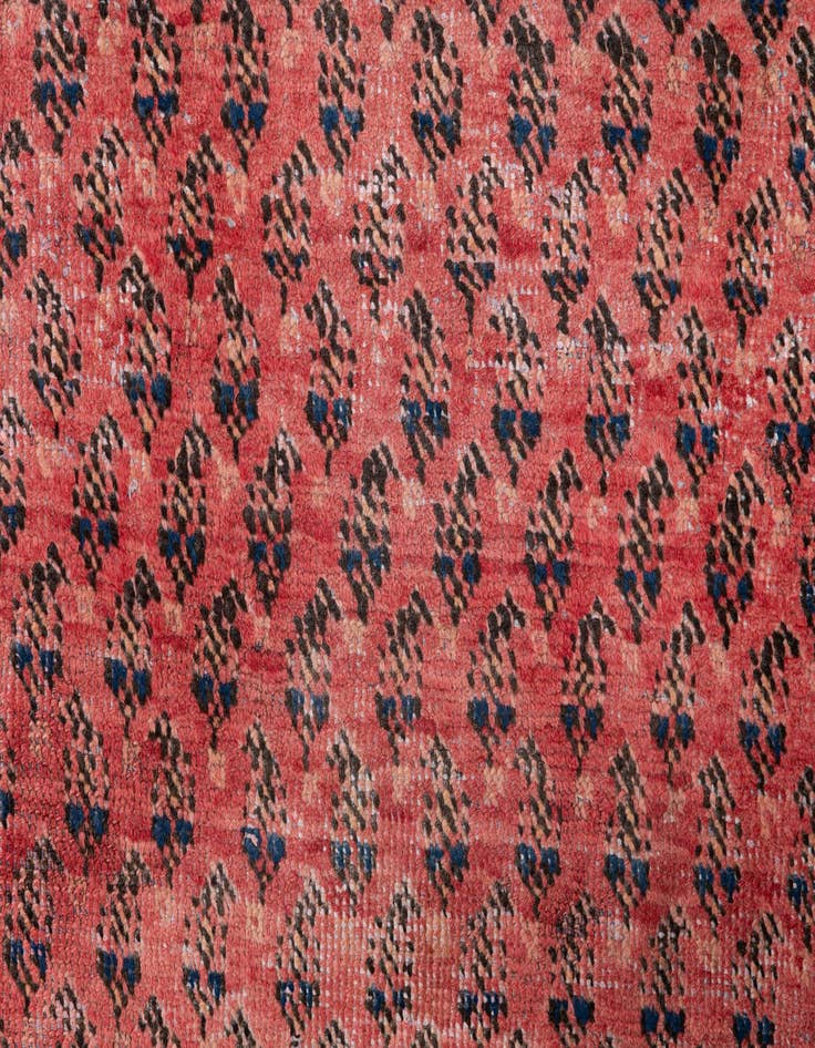 Detail image of  3' 4 x 6'  Hand Knotted Ultra Vintage Persian Wool Rug