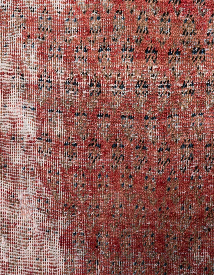 Detail image of  3' 5 x 5'  Hand Knotted Ultra Vintage Persian Wool Rug