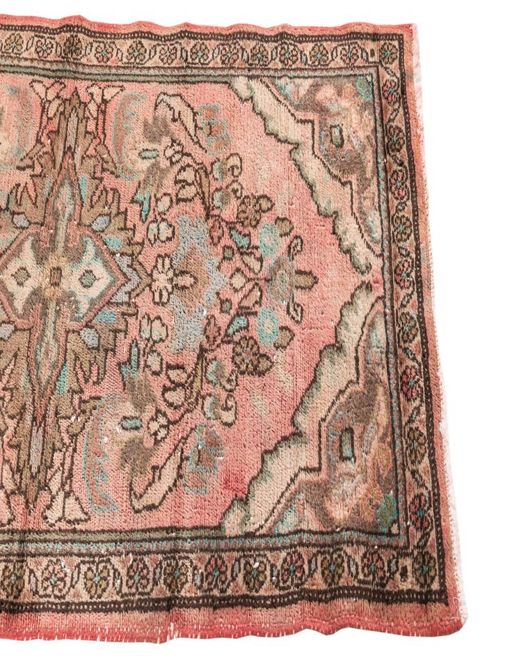 Detail image of  2' 5 x 4' 4  Hand Knotted Ultra Vintage Persian Wool Rug