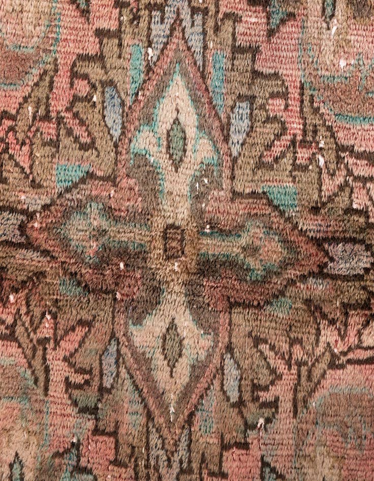 Detail image of  2' 5 x 4' 4  Hand Knotted Ultra Vintage Persian Wool Rug