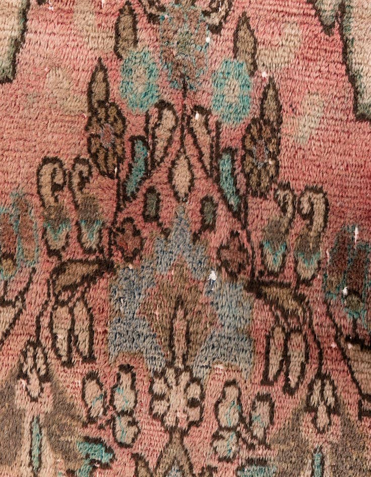 Detail image of  2' 5 x 4' 4  Hand Knotted Ultra Vintage Persian Wool Rug