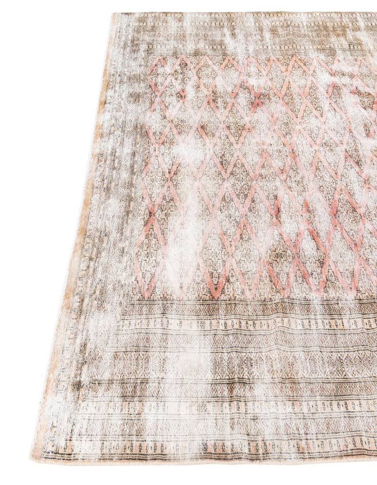 Detail image of  7' x 9' 9  Hand Knotted Ultra Vintage Persian Wool Rug