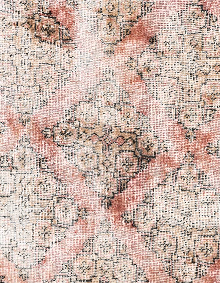 Detail image of  7' x 9' 9  Hand Knotted Ultra Vintage Persian Wool Rug