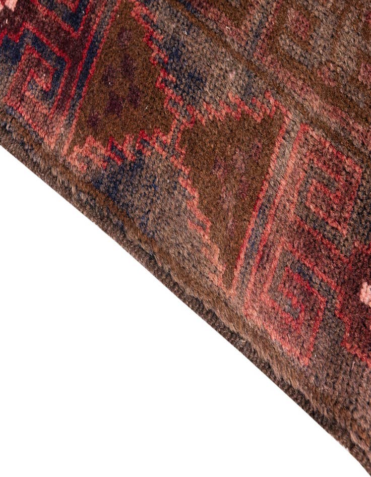 Detail image of  3' 6 x 6' 9  Hand Knotted Ultra Vintage Persian Wool Rug