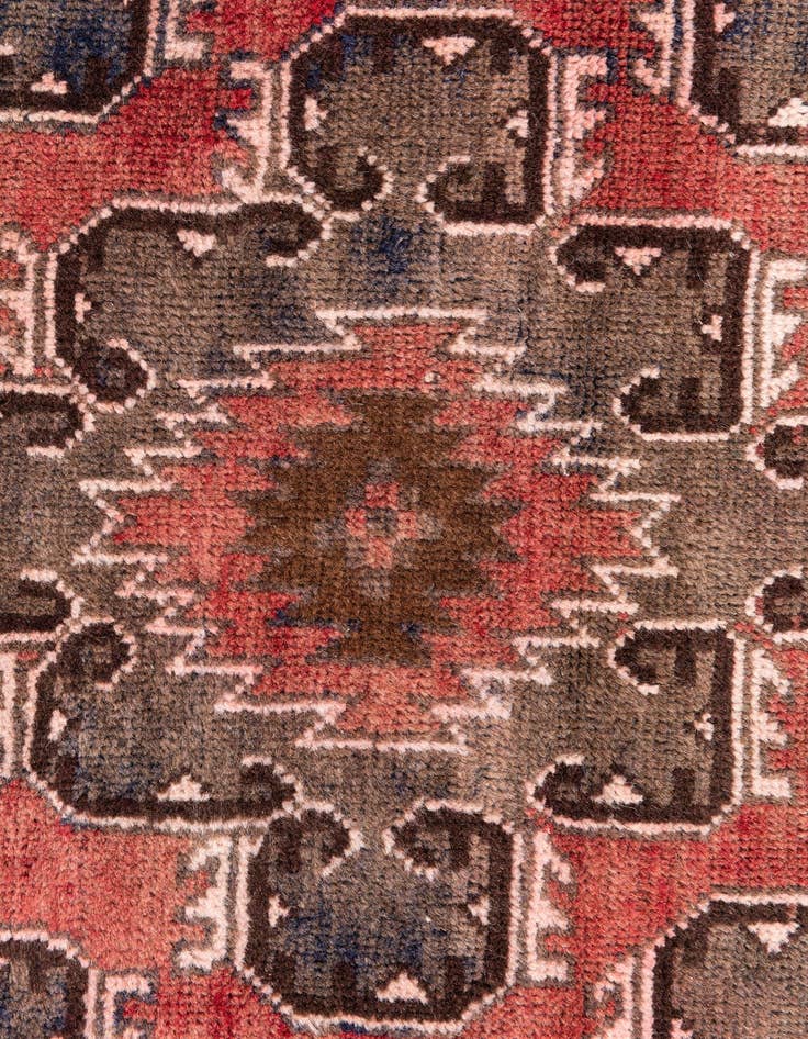 Detail image of  3' 6 x 6' 9  Hand Knotted Ultra Vintage Persian Wool Rug