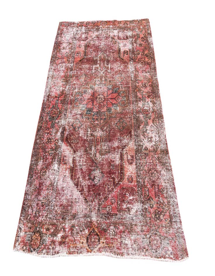 Detail image of  4' 4 x 6' 1  Hand Knotted Ultra Vintage Persian Wool Rug