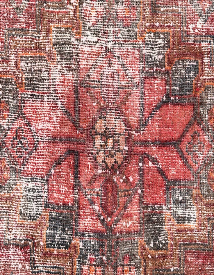 Detail image of  4' 4 x 6' 1  Hand Knotted Ultra Vintage Persian Wool Rug