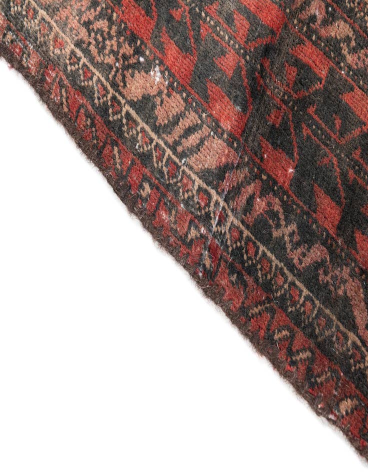 Detail image of  3' x 5' 7  Hand Knotted Ultra Vintage Persian Wool Rug