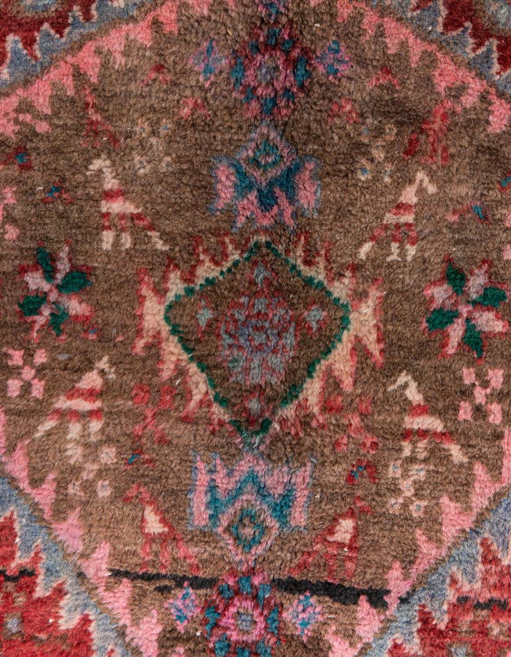 Detail image of  4' x 6' 3  Hand Knotted Ultra Vintage Persian Wool Rug