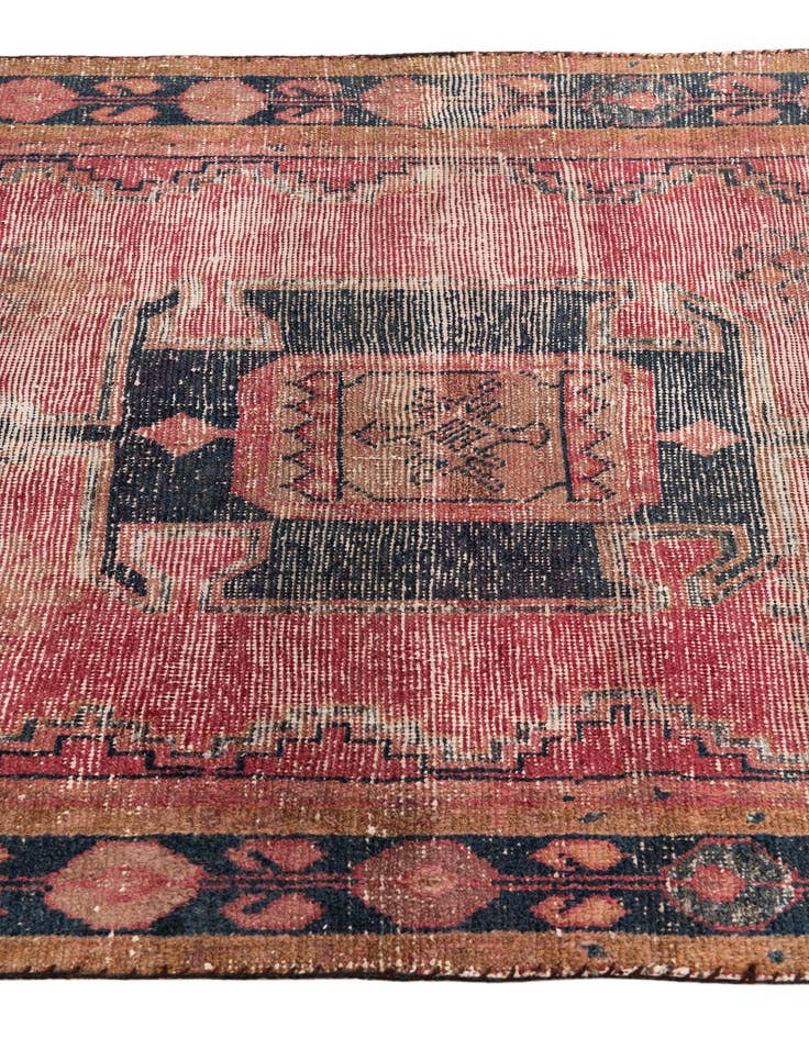 Detail image of  4' x 6' 10  Hand Knotted Ultra Vintage Persian Wool Rug