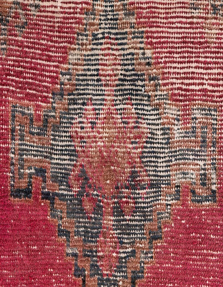 Detail image of  4' x 6' 10  Hand Knotted Ultra Vintage Persian Wool Rug