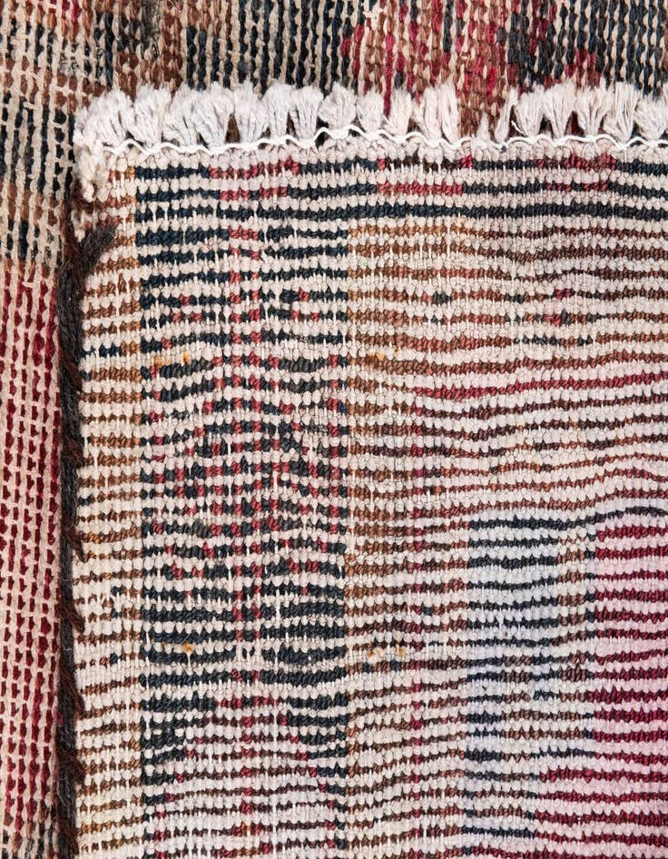 Detail image of  4' x 6' 10  Hand Knotted Ultra Vintage Persian Wool Rug