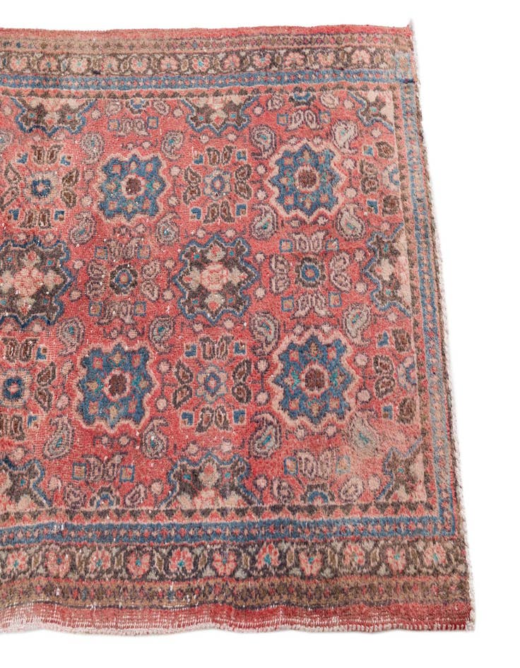 Detail image of  2' 10 x 5' 5  Hand Knotted Ultra Vintage Persian Wool Rug